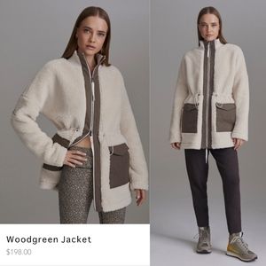 Varley Woodgreen Sherpa Jacket sz M Eggnog
